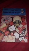 1971. Color - java series turós emil: dairy products on the menu book according to the pictures minerva