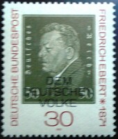 N659 / Németország 1971 Friedrich Ebert bélyeg postatiszta