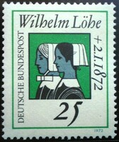 N710 / Németország 1972 Wilhelm löhe teológus bélyeg postatiszta