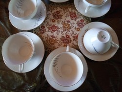 6 Individual teas, coffee set, old bavaria