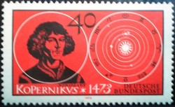 N758 / Németország 1973 Nikolaus Kopernikus bélyeg postatiszta