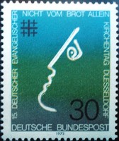 N772 / Németország 1973 Az Evangélikus Egyház Napja bélyeg postatiszta