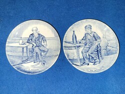 Delft porcelain decorative plates in one