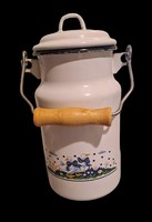 Enamel milk jug