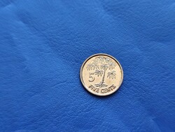 Seychelles / Seychelles 5 cent / five cent 2012 palm tree! Rare! Ouch!