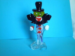 Murano glass clown figure