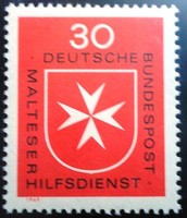 N600 / Németország 1969 Máltai Segélyszervezet bélyeg postatiszta