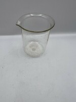 Apothecary glass, old, with inscription, size 7 x 6 cm. 5064