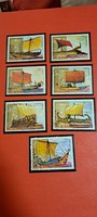 Republic de guinea equatorial ships filed stamps f/5/10. /200/1