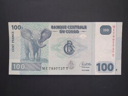 Kongó 100 Francs 2022 Unc