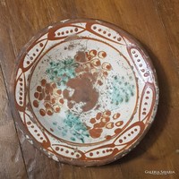 Ancient antique ceramic wall plate