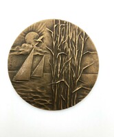 20 years of the Venice lake management committee - double-sided bronze commemorative medal, 1977