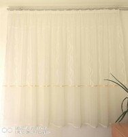 Sale off-white curtain with wave pattern insert 180 cm high x 3.4 m wide