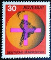 N545 / Németország 1967 Katolikus egyházi segítség Latin-Amerikának bélyeg postatiszta