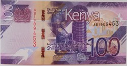 Kenya 100 schillings 2019 UNC