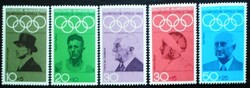 N561-5 / Németország 1968 Olimpia München bélyegsor postatiszta