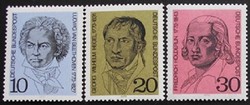 N616-8 / Németország 1970 Ludwig van Beethoven bélyegsor postatiszta