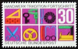 N553 / Németország 1968 Iparművészet bélyeg postatiszta