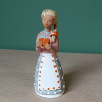 Rare collectible Luria Vilma ceramic little girl figurine