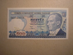 Törökország - 500 Lira 1970 UNC