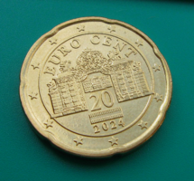 Austria - 20 euro cent - 2024 - belvedere palace