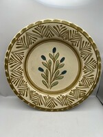 Ceramic bowl, old, Austrian, marked, size 28 cm wall decoration.5054