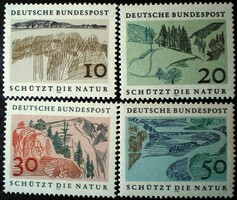 N591-4 / Németország 1969 Természetvédelem bélyegsor postatiszta