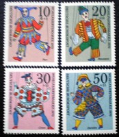 N650-3 / Németország 1970 Népjólét : Marionettek bélyegsor postatiszta