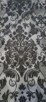 Black lace material, curtain for creatives (m4667)