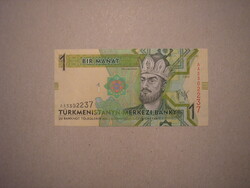 Turkmenistan - 1 manat 2009 oz