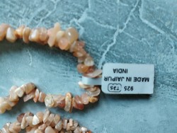 Sunstone necklace, with tag