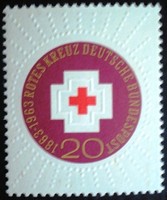 N400 / Németország 1963 Vöröskereszt bélyeg postatiszta