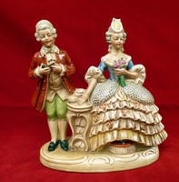 Baroque porcelain figure