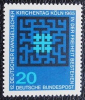 N480 / Németország 1965 Evangélikus Egyháznap bélyeg postatiszta