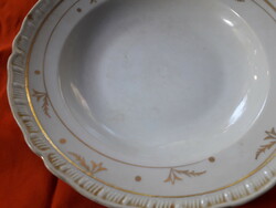 M.S. Czechoslovakia porcelain gilded pattern bowl 24 cm. Indicated