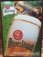 Pilsner Urquel sör fali reklámja