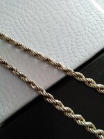 Aranyozott ezüst nyaklánc