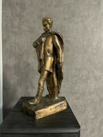 Strobl Zsigmond of Kisfaludi: Wandering Petőfi bronze statue