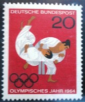 N451 / Németország 1965 Olimpia - Tokio bélyeg postatiszta