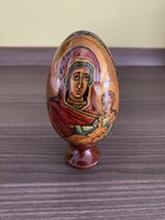 Russian lacquer wooden egg