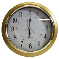 Wall clock with gold frame (46770)
