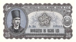 25 lei 1952 Románia UNC Nagyon ritka