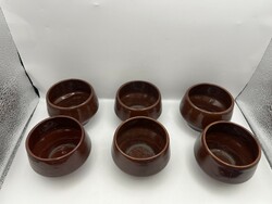 Ceramic drinking set for 6 people, 6 x 8 cm. 5111