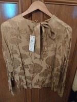 New beige rayon blouse
