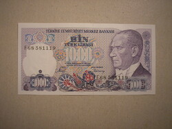 Törökország - 1000 Lira 1986 UNC