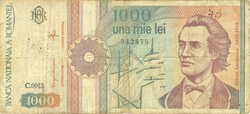 1000 Lei 1991 Romania 1.