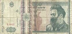 500 lei 1992 Románia 1.