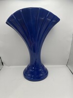 ​Czech old glass vase, flawless work, height 30 x 22 x 10 cm.5107