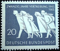 N479 / Németország 1965 Kitelepítettek bélyeg postatiszta