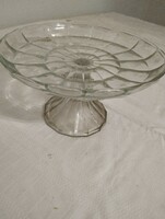 Cake bowl with glass base